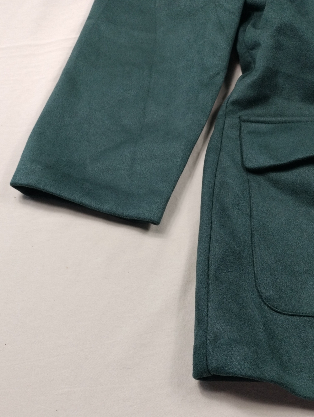 NWT New York & Company Teal Open-Front Women's Blazer Size Large - Picture 5 of 11